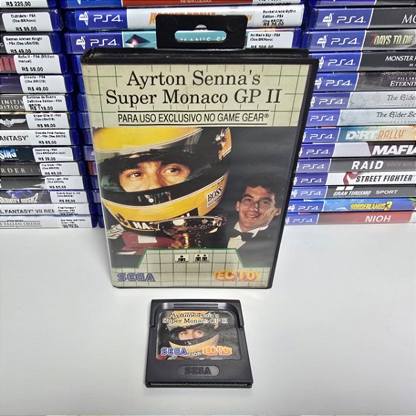 Ayrton Senna's Super Monaco GP II - Game Gear (BR/Sem manual)