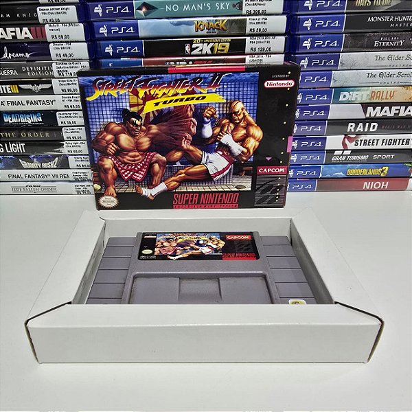 Street Fighter 2 Turbo (BR/Caixa repro/Sem manual)