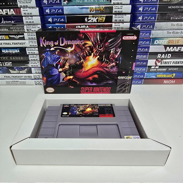 King of Dragons - SNES (USA/Caixa repro/Sem manual)