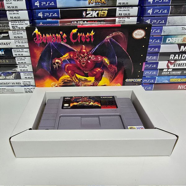 Demon's Crest - SNES (BR/Caixa repro/Sem manual)