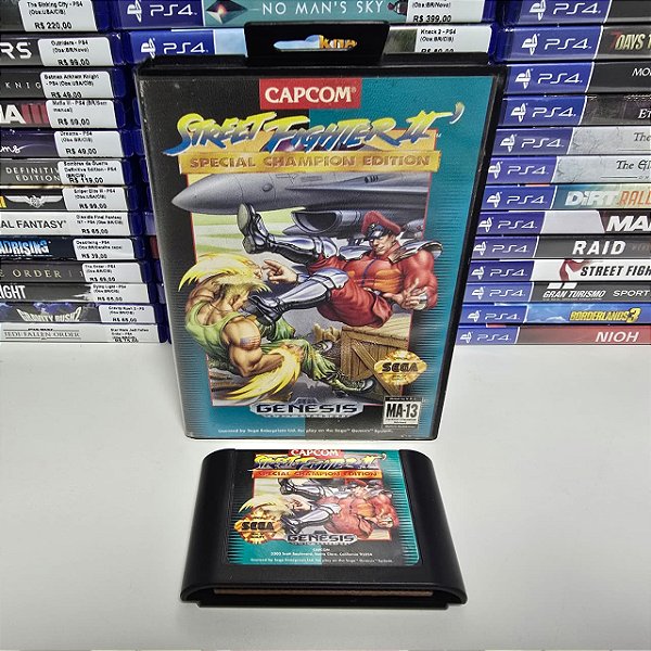 Street Fighter II SCE - MD (EUR/Sem manual)