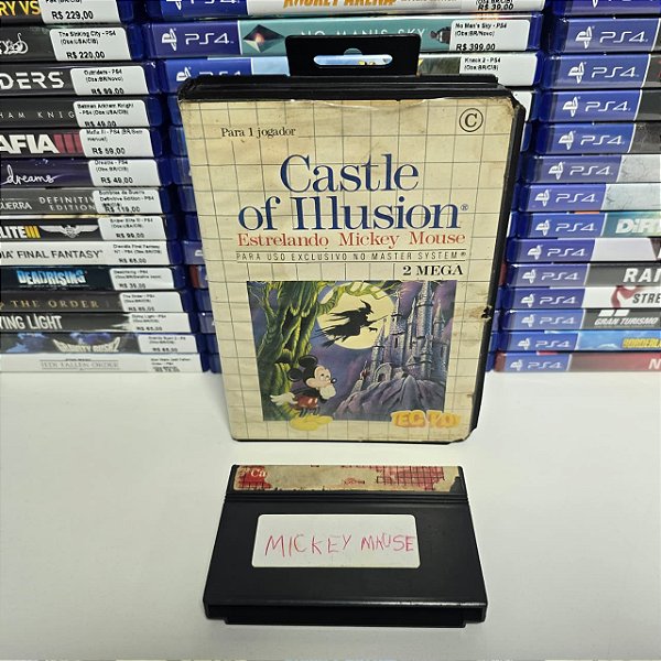 Castle of Illusion - Master System (BR/Sem manual)