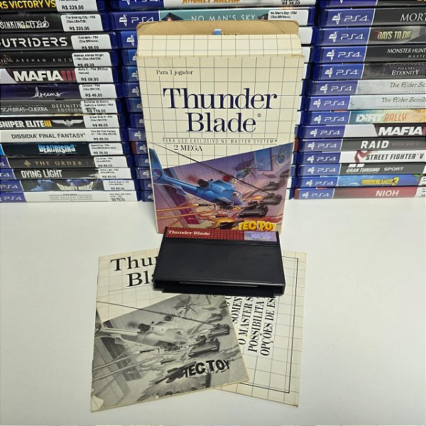 Thunder Blade - Master System (BR/CIB)