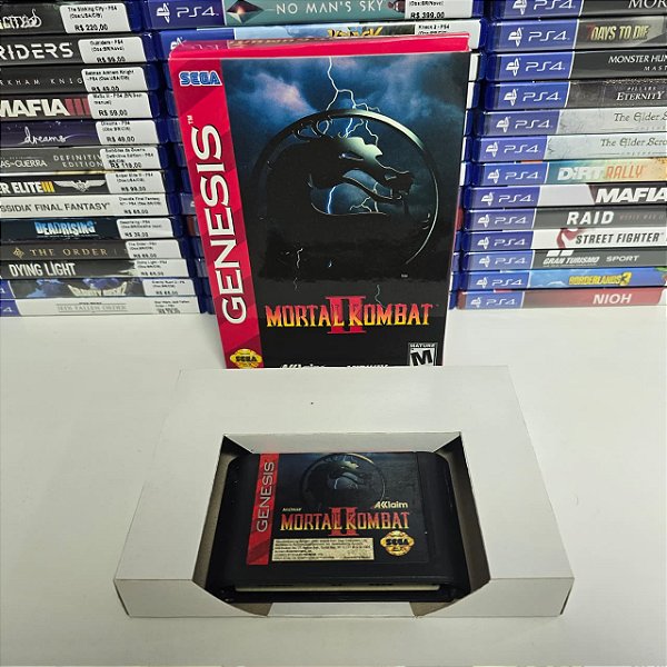 Mortal Kombat II - MD (USA/Caixa repro/Sem manual)