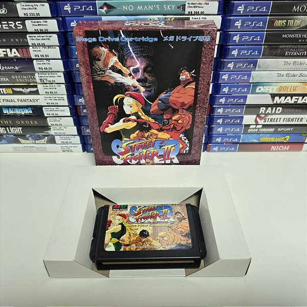 Street Fighter II - MD (JP/Caixa repro/Sem manual)