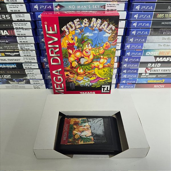 Joe & Mac - MD (BR/Caixa repro/Sem manual)