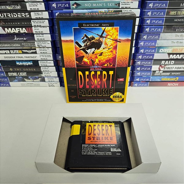 Desert Strike - MD (USA/Caixa repro/Sem manual)