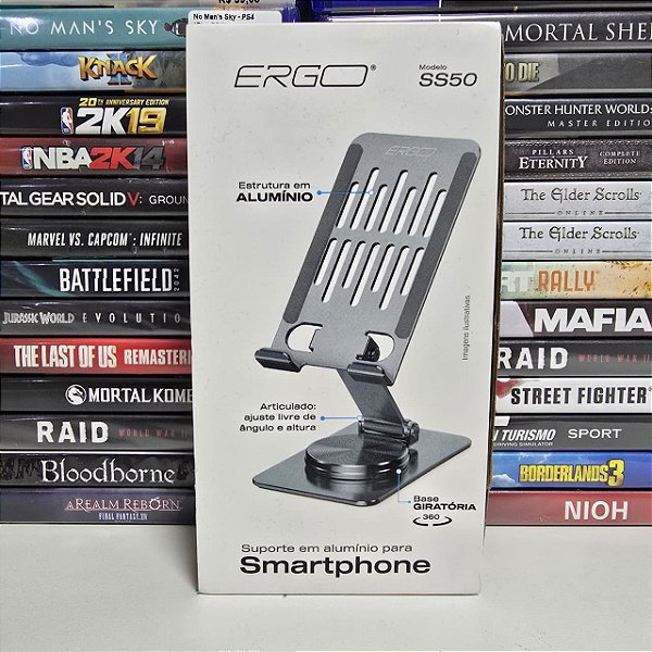 Suporte em alumínio para Smartphone - Ergo
