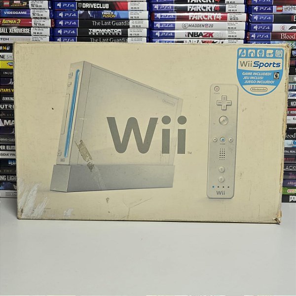 Wii Sports com jogo incluso (Sem caixas internas)
