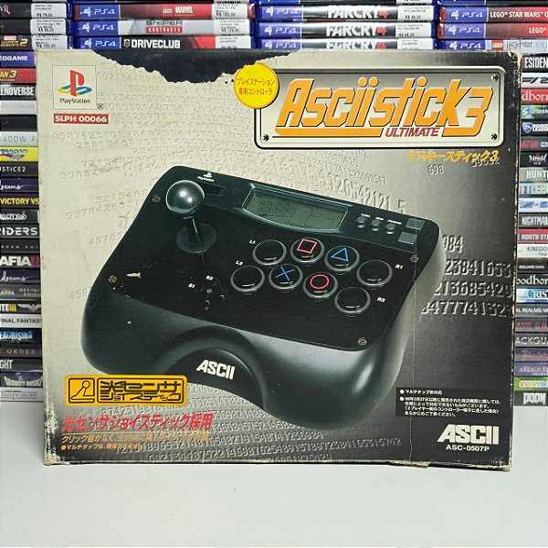 Arcade Stick Playstation 1 (Sem manual/Sem berço)