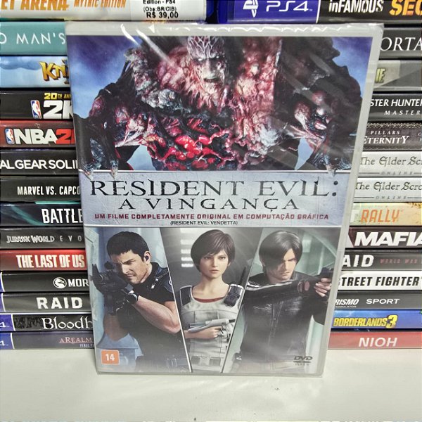 Filme/Animação Resident Evil: A Vingança (DVD/Novo)