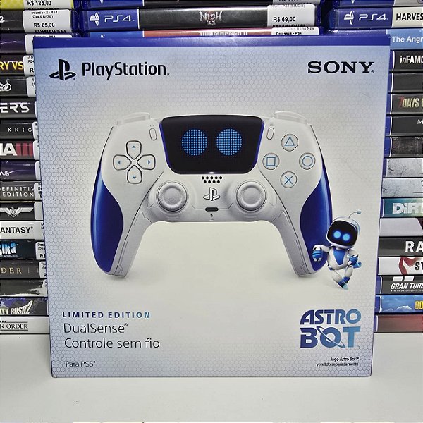 Controle DualSense Ed. Limitada - Astro Bot - PS5 (Novo)