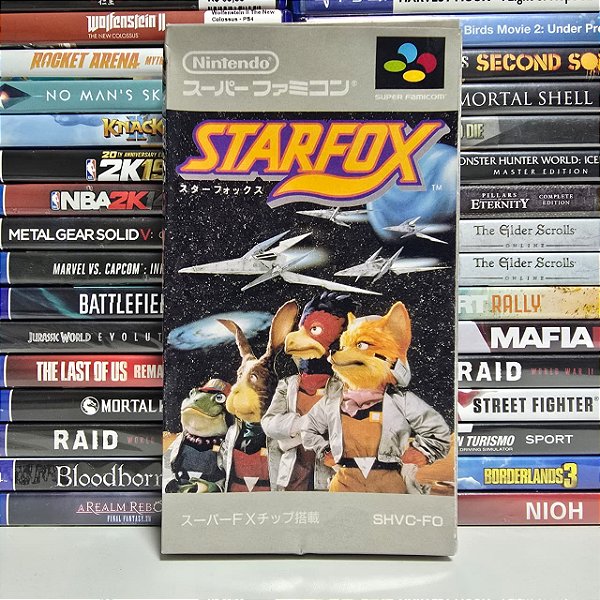 Starfox - SFC (JP/Caixa repro/Sem manual)