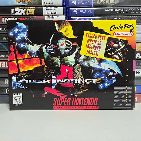Killer Instinct - SNES (BR/Caixa repro/Sem manual)