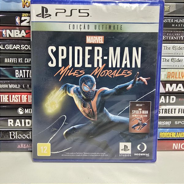 Spider-Man Miles Morales Ed. Ultimate - PS5 (BR/Novo)