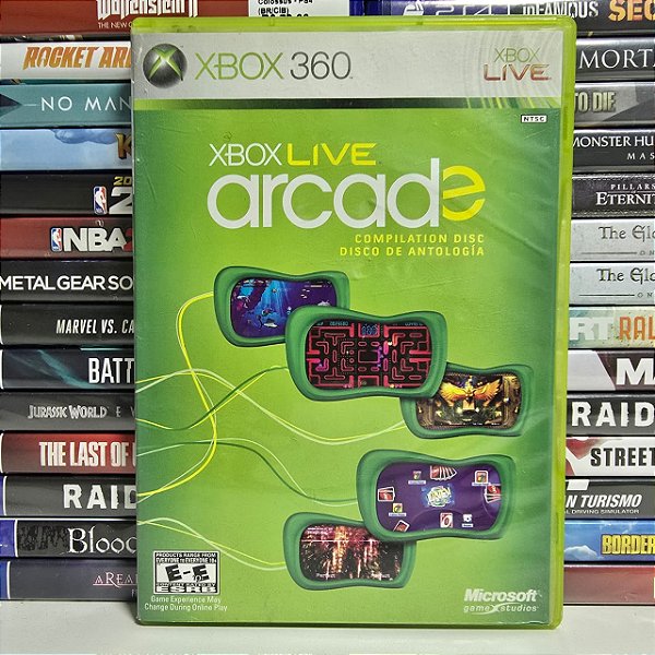 Xbox Live Arcade - Xbox 360 (USA/Sem manual)