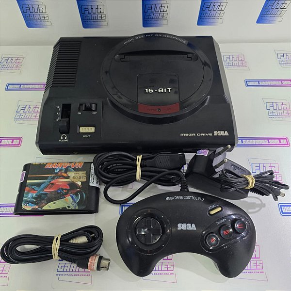 Mega Drive c/ Super Hang-On (BR/Loose)