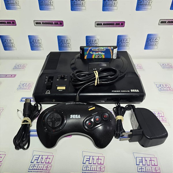 Mega Drive c/ Tiny-Toon (BR/Loose)
