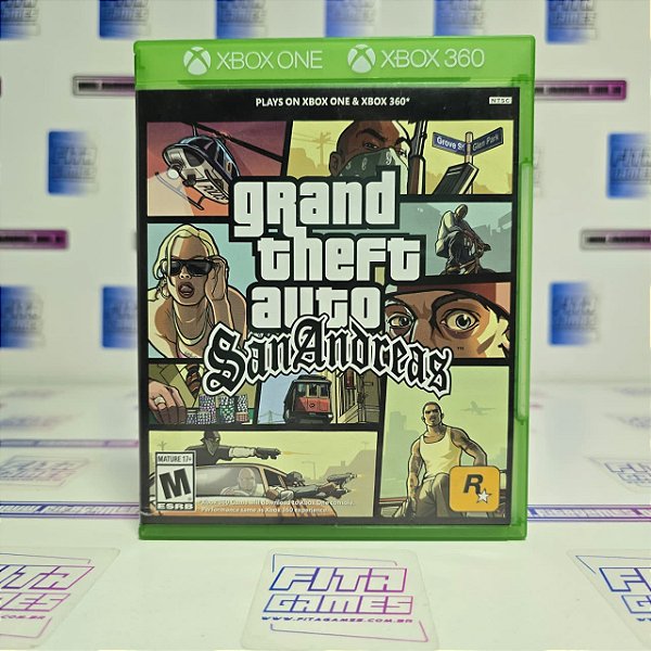 GTA SanAndreas - Xbox One (USA/Trava quebrada)