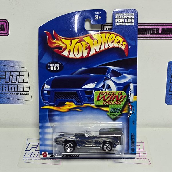 Hot Wheels 65 Corvette (Novo)