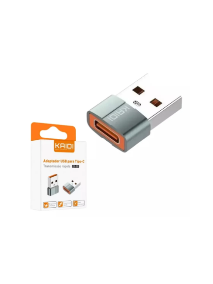 ADAPTADOR KAIDI USB/ TIPO C KD-339