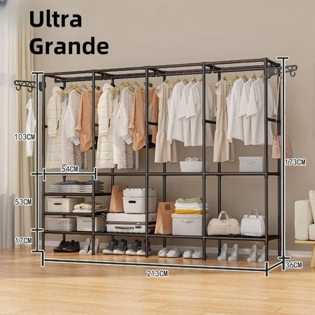 ARARA GUARDA ROUPAS XC-GR-02
