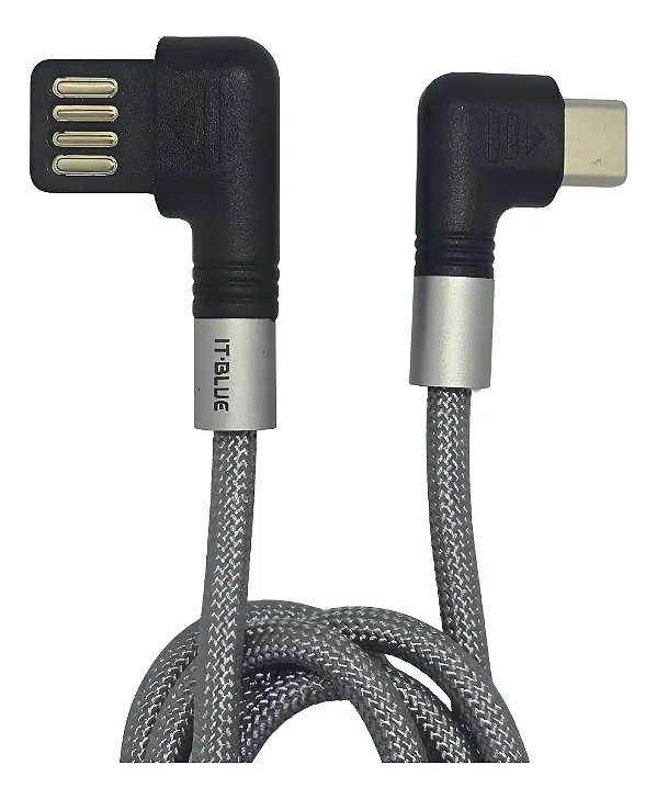 CABO DE DADOS 90 GRAUS USB PARA TIPO C LE-870C