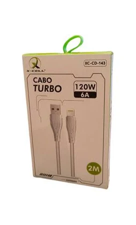 CABO TURBO 120W 6A IOS 2M XC-CD-141