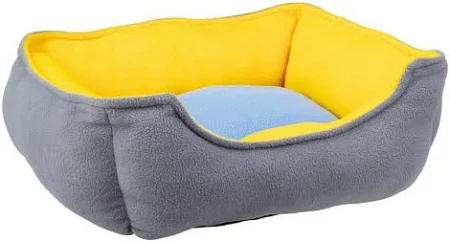 CAMA RETANGULAR AZUL E AMARELA G MOR 60020190