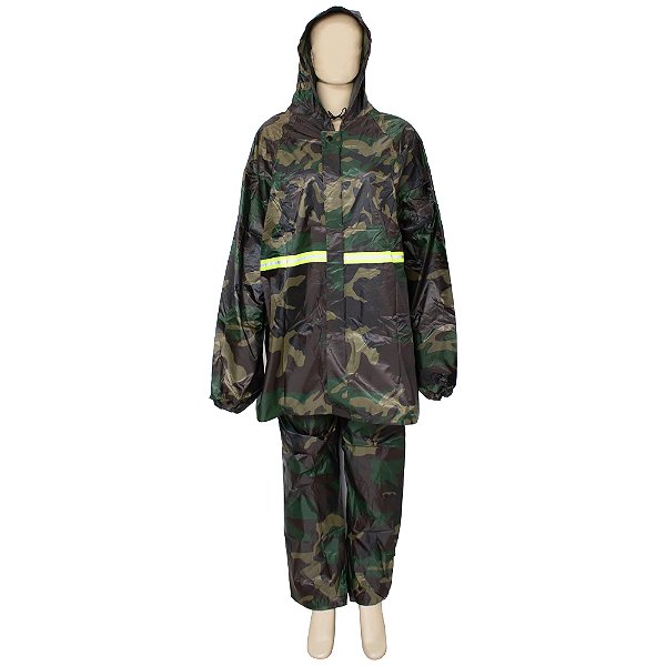 CAPA DE CHUVA ADULTO CAMUFLADA YS35016-MIX1