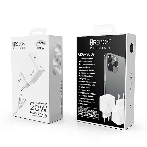 CARREGADOR PREMIUM 25W CRG-500I