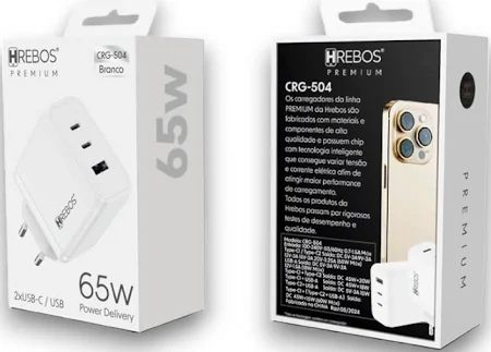 CARREGADOR PREMIUM 65W IOS CRG-504I