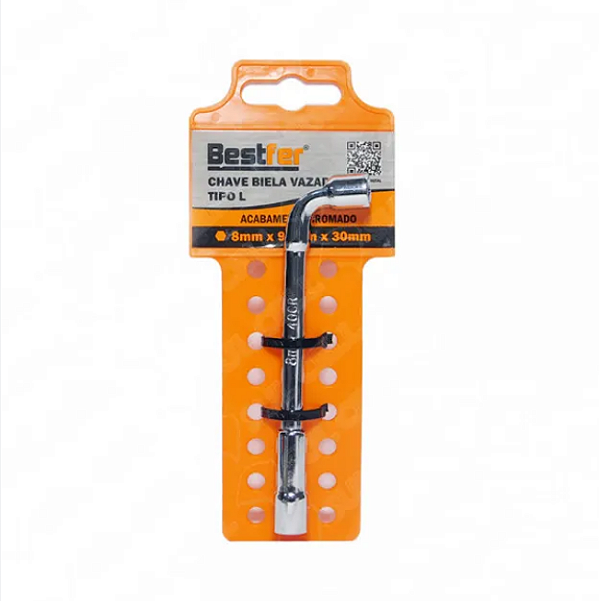 CHAVE BIELA VAZADA TIPO L 8MMX95MMX30MM BFH2086