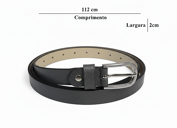 CINTO FEMININO CHRIS HELENA QUADRADA CLASSIC YS39171
