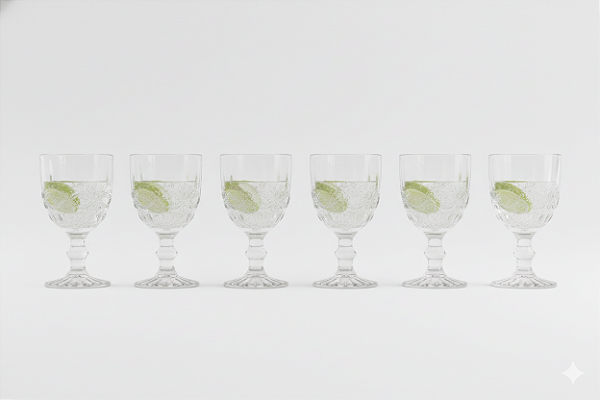 CONJUNTO DE TAÇA ACQUA TRASANP. TAC024