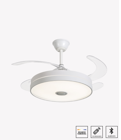 Plafon Ventilador de Teto Smart com LED Integrado 88224
