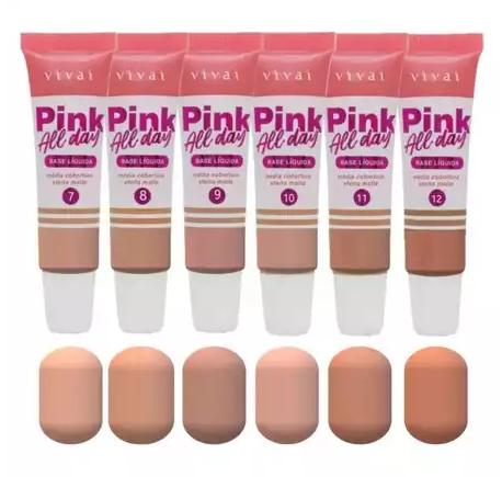 BASE PINK ALL DAY VIVAI  COR 7 A 12 18ML