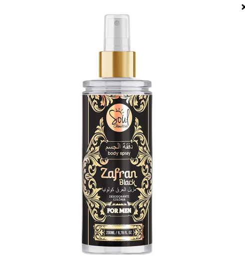 BODY SPLASH  ZAFRAN BLACK  SOUL