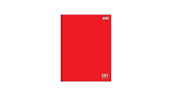 CADERNO COSTURADO 96 FOLHAS VERMELHO P 9-1212-9