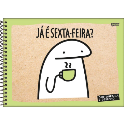 CADERNO DE DESENHO E CARTOGRAFIA THE FLORK COMPANY