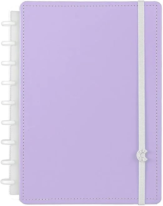CADERNO DISCO YP8525 C/ 80 FOLHAS LILÁS