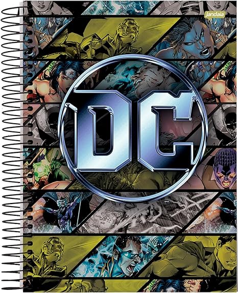 CADERNO UNIVERSITARIO 80FLS DC COMICS