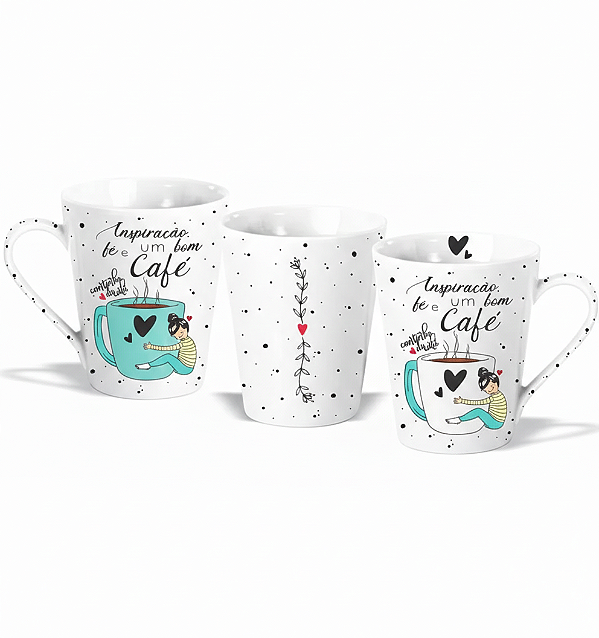 CANECA 290ML TULIPA GRATIDÃO FAIXA GRA-004