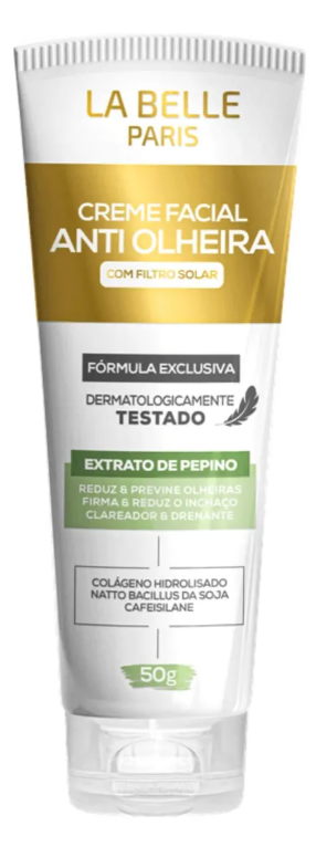 CREME FACIAL COM FILTRO SOLAR EXTRATO DE PEPINO