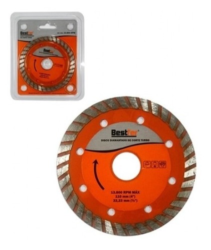 DISCO DIAMANTADO CORTE TURBO BFH0081