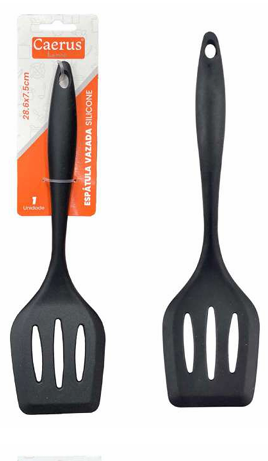ESPATULA DE SILICONE VAZADA CRS-2795