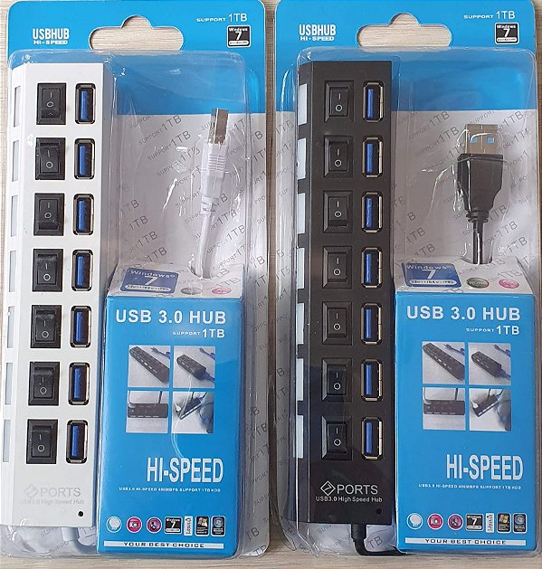 HUB USB 3.0 7 PORTASCQT-H072