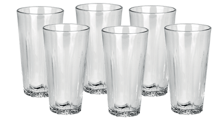 JOGO DE COPOS 6PÇS 300ML COP016