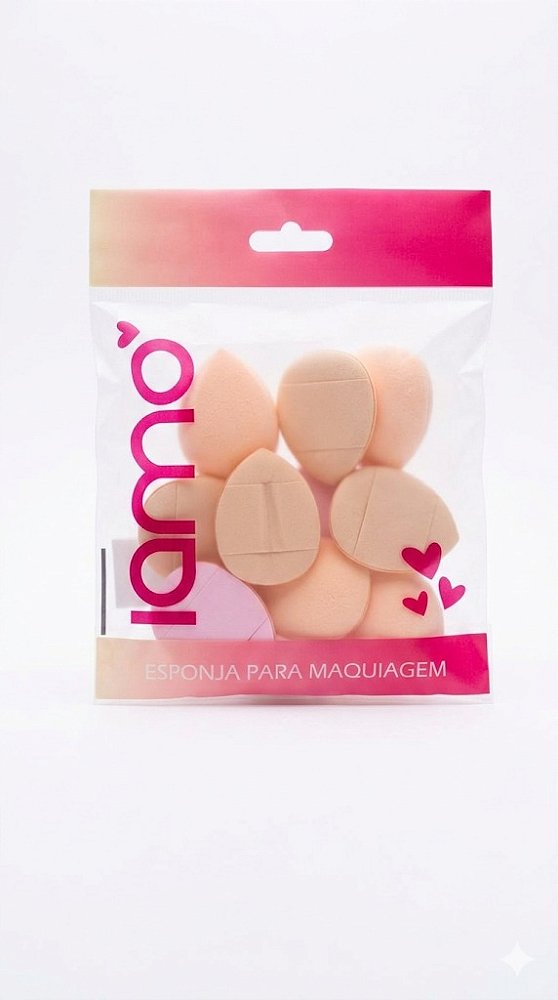 KIT 4 MINI  ESPONJAS DE MAQUIAGEM PARA DEDO YS43763