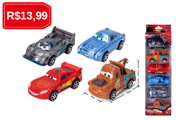KIT CARROS CAIXA 6 UNID. 546-9K6